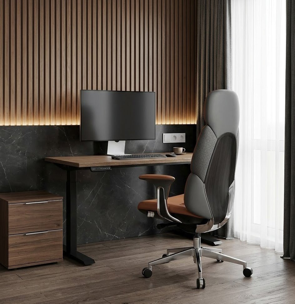 Кресло ICONTRON AURUM CHAIR Caramel graphite